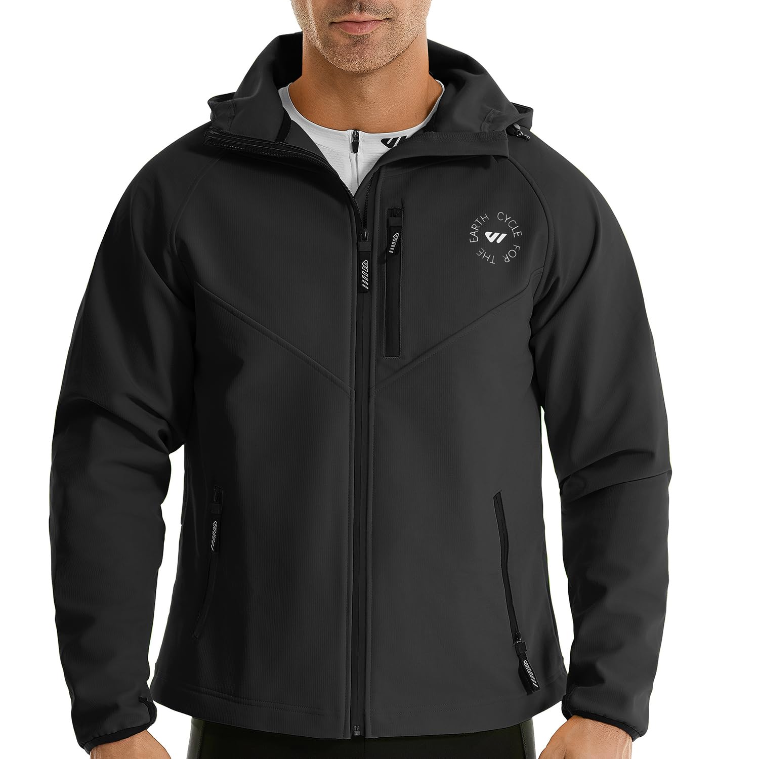 Winter Running Gear Jacket - Wulibike ฤดูหนาวเสื้อขี่จักรยานผู้ชายเสื้อแจ็คเก็ตกันน้ําผู้ชายเสื้อแจ็คเก็ตปีนเขา windproof Neutral สภาพอากาศเย็นเกียร์