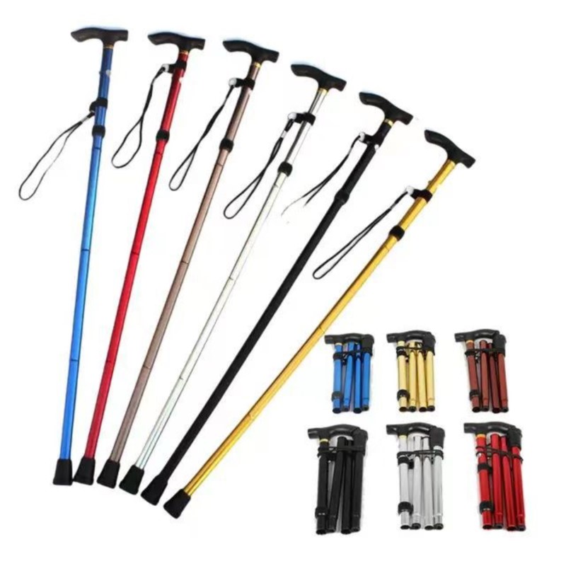 Trekking Pole Carbon - ไม้เท้าอเนกประสงค์ ไม้เท้าเดินป่า ไม้เท้าพับได้ ไม้เท้าเดินป่าแบบยืดหดได้ ไม้เท้าสำหรับผู้สูงอายุ ไม้เท้าโลหะ