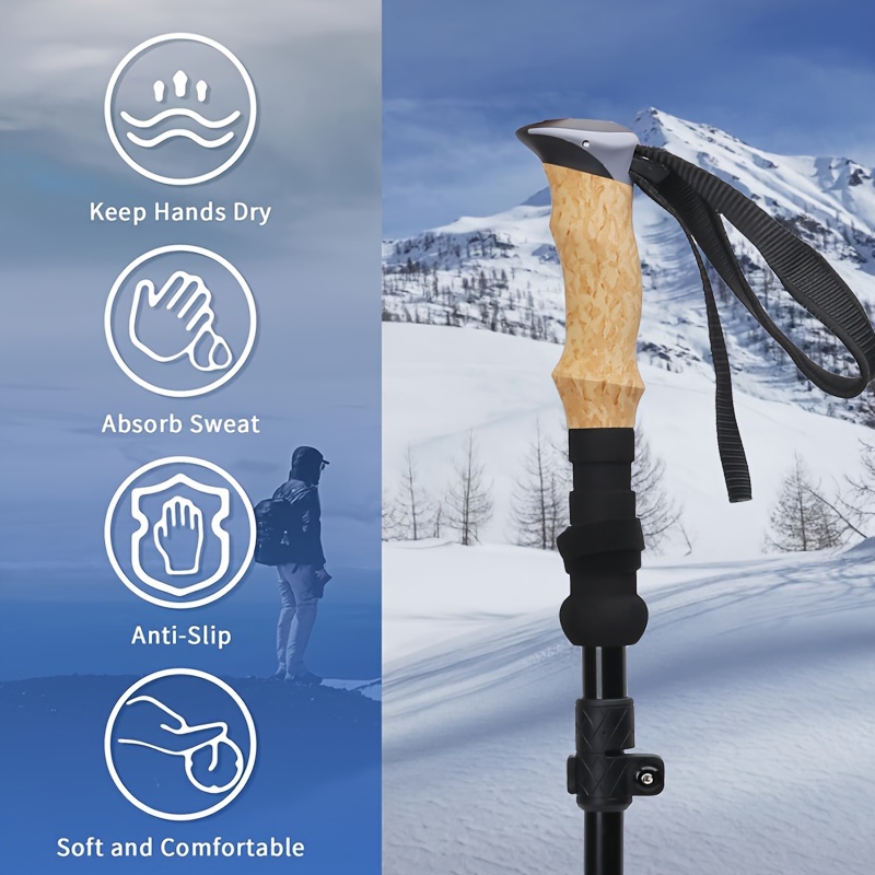 ไม้เท้าเดินป่าแบบแข็งแรงพิเศษ  - Trekking Pole Carbon บทวิจารณ์และราคา