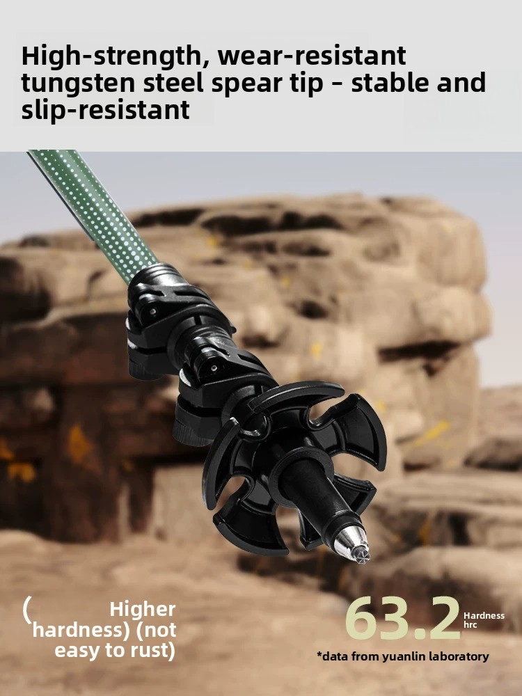ไม้เท้าเดินป่าแบบมืออาชีพ ทำจา - Trekking Pole Carbon บทวิจารณ์และราคา